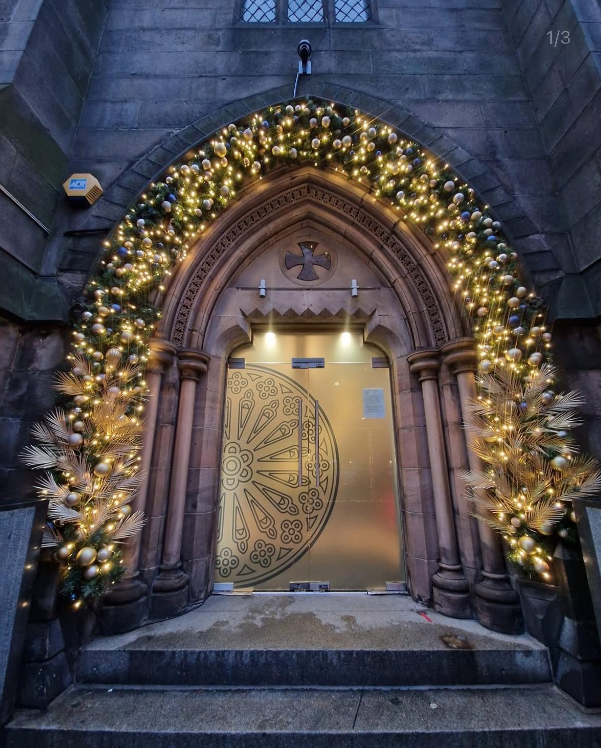 Commercial Christmas install